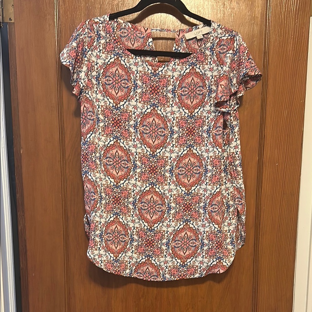 Floral Patterned Women's Top